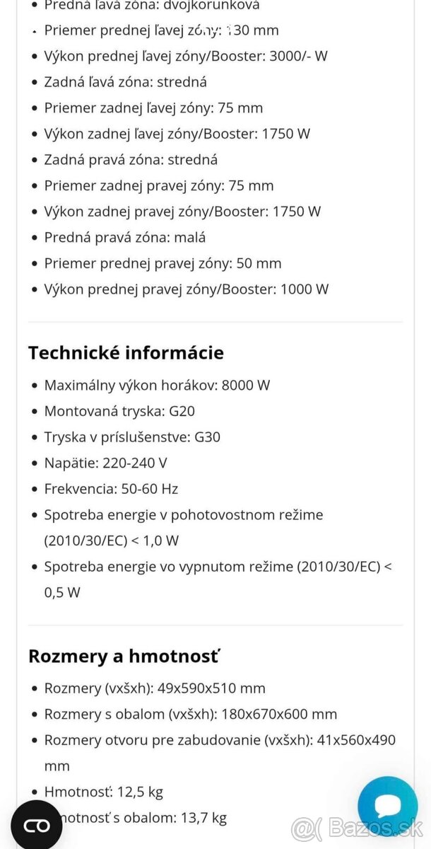 Plynová varná doska - 2