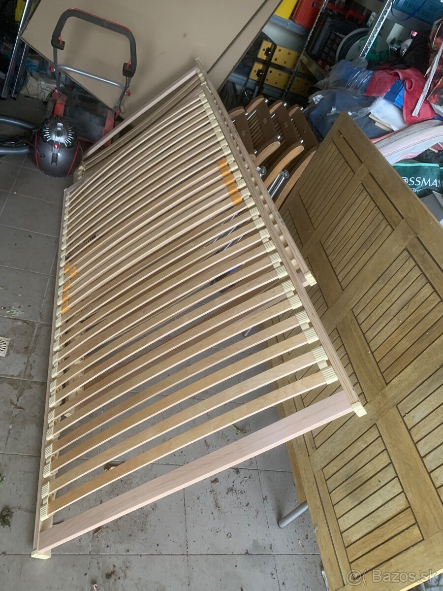 Predám 2 kvalitné posteľné rošty – 100 × 200 cm – ako nové - 2