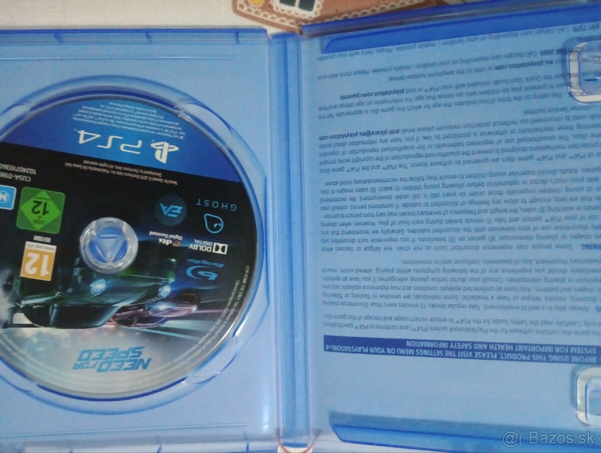 Hra na playstation 4 -Need for speed - 2