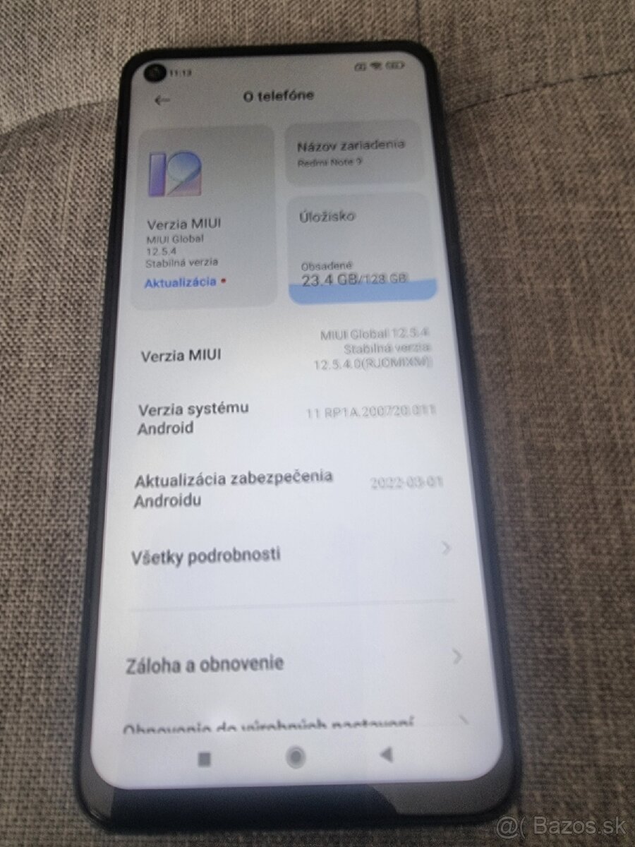 Xiaomi redmi note 9 -128GB - 2