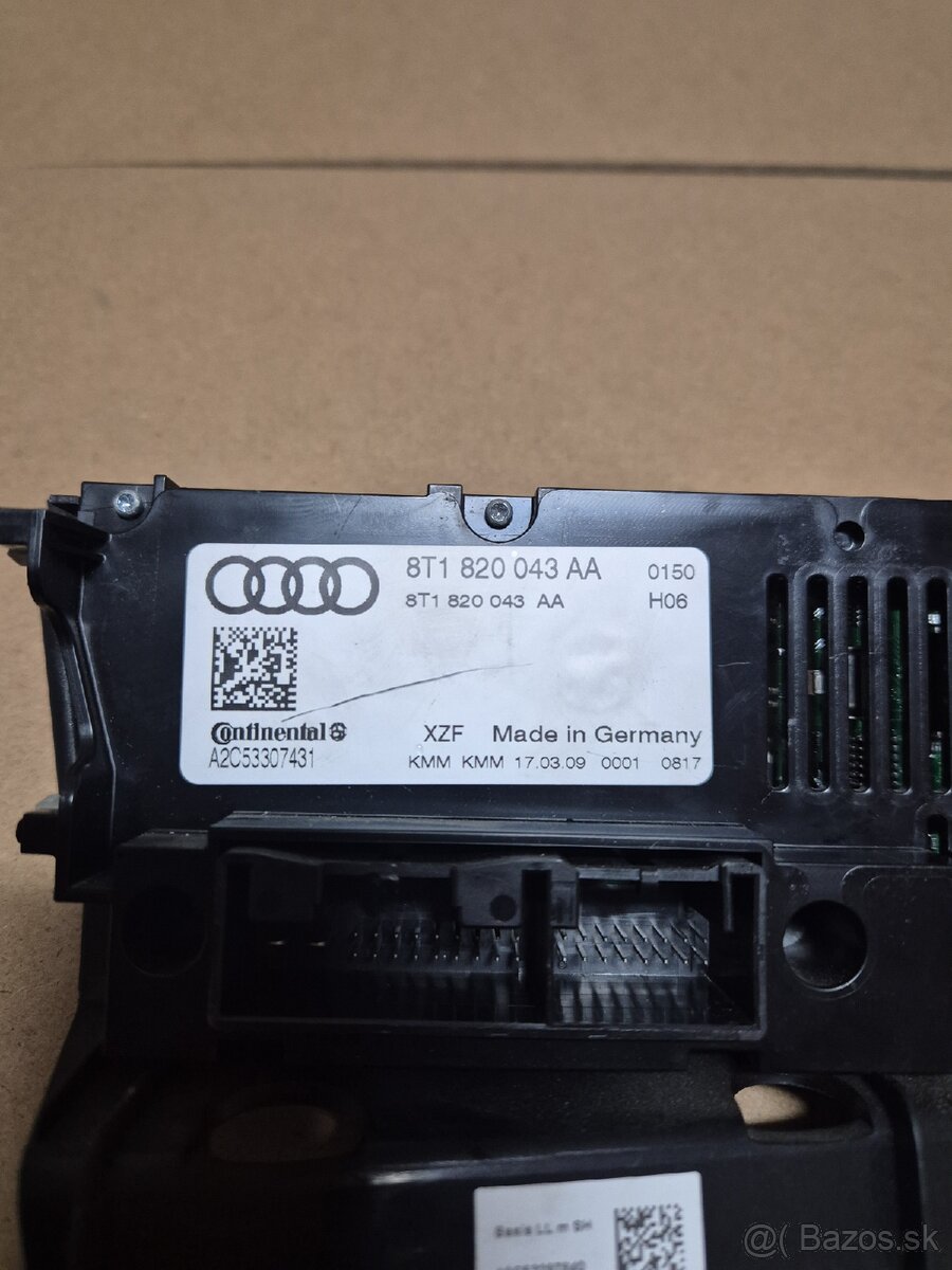 Panel klimatizácie audi a4 b8 - 2