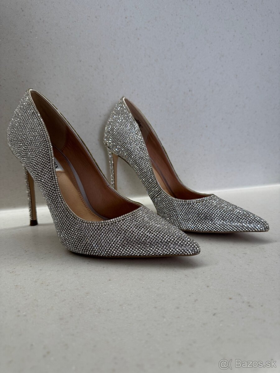 STEVE MADDEN strieborné lodičky - 2