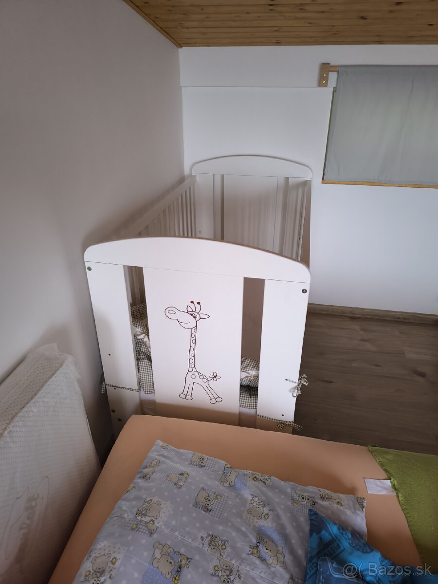 Detská postieľka 120x60 a 140x60 - 2