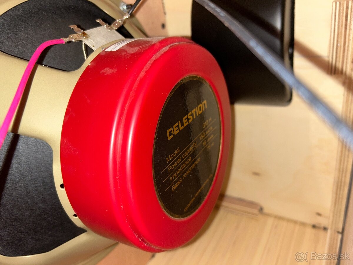 Box HB 2x12 Celestion Red a Creamback - 2