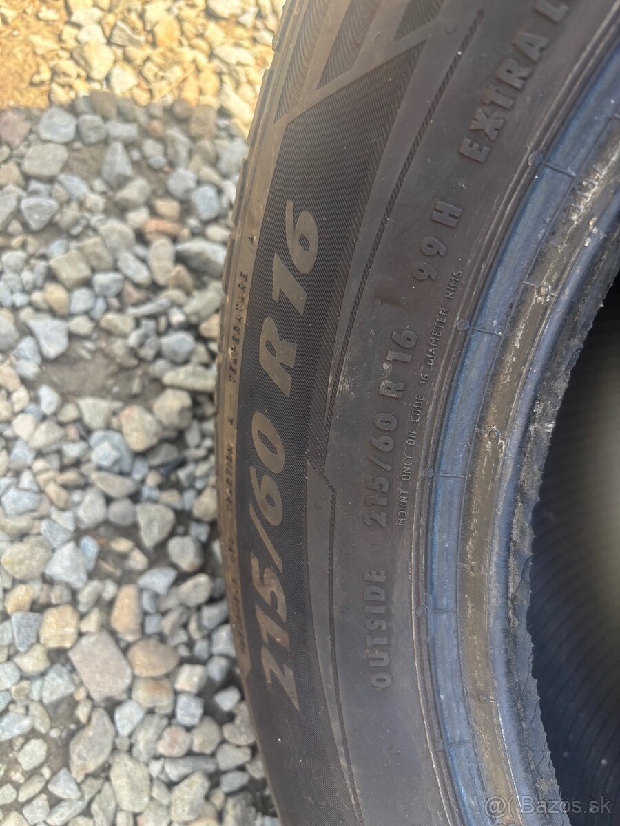 Letné pneu 215/60 r 16 - 2