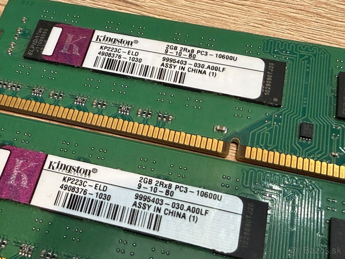 Kingston 2x 2GB DDR3 1333MHz, KP223C-ELD - 2
