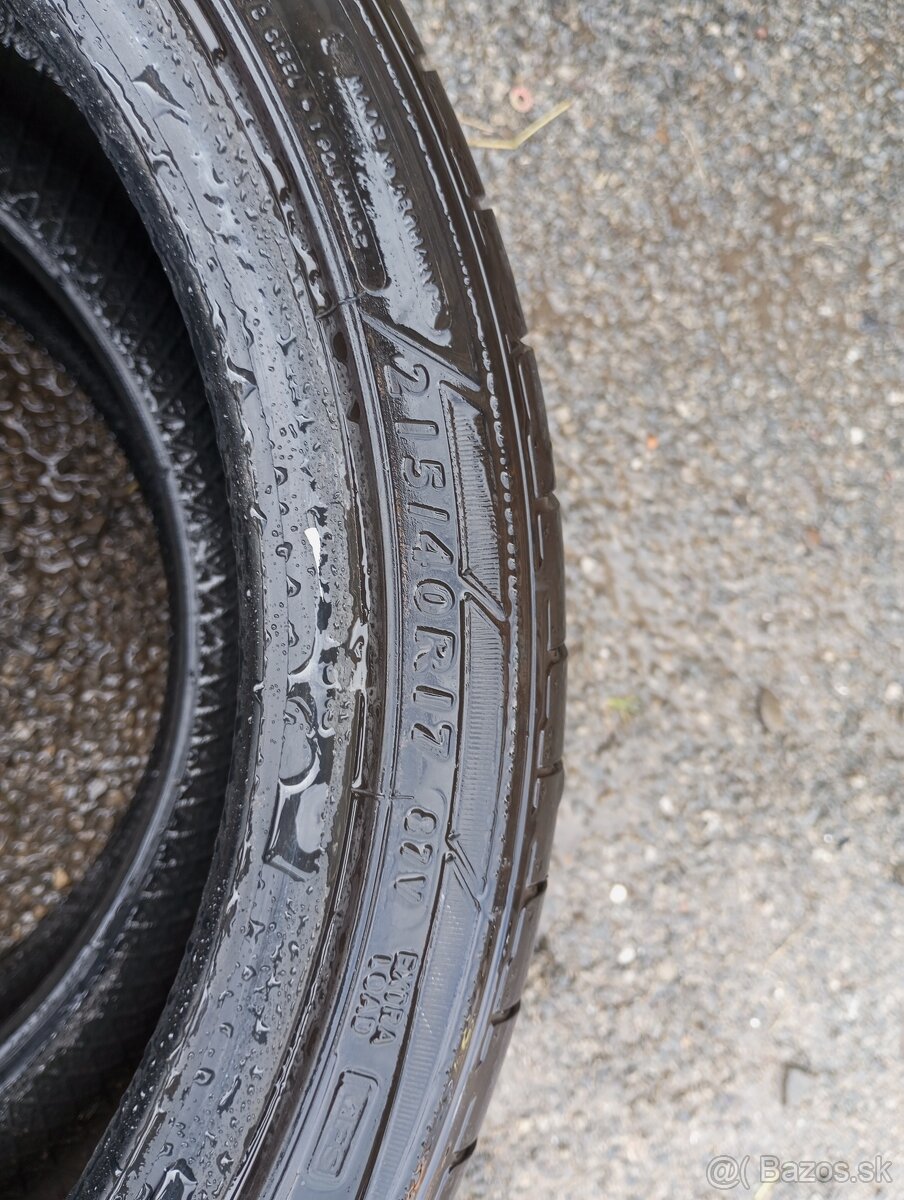 letne pneu 215/40 r17 DUNLOP - 2
