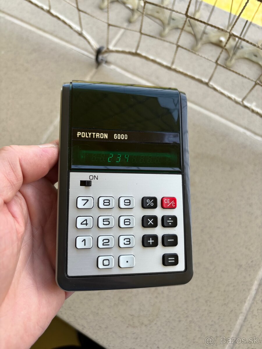 Retro kalkulačka POLYTRON 6000 Japan - 2