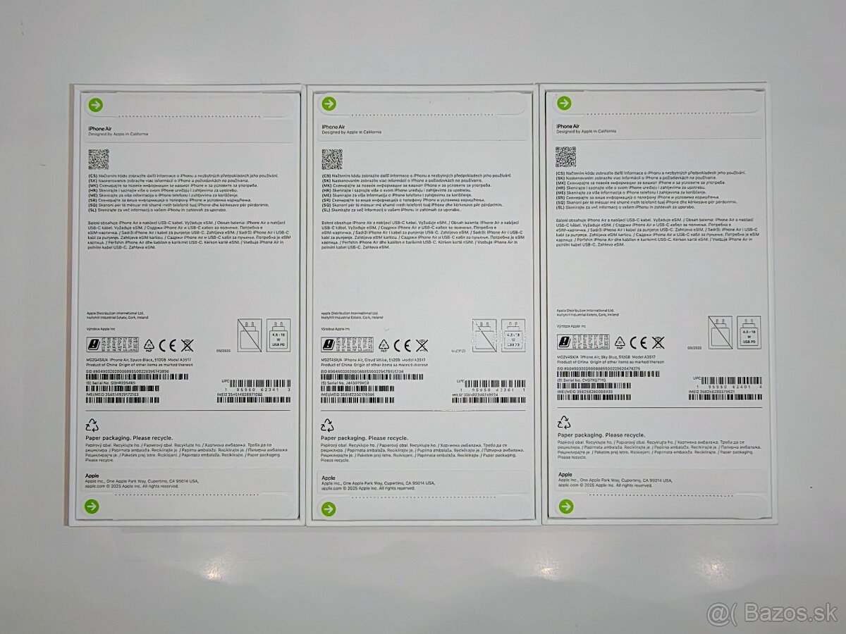iPhone Air 512GB SK distribucia 24 mesiacov ZÁRUKA - 2