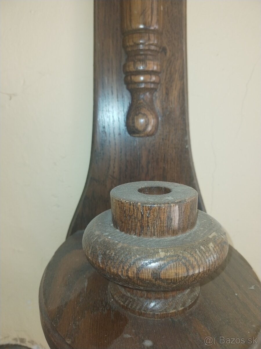 Svietniky drevené nástenné - 2