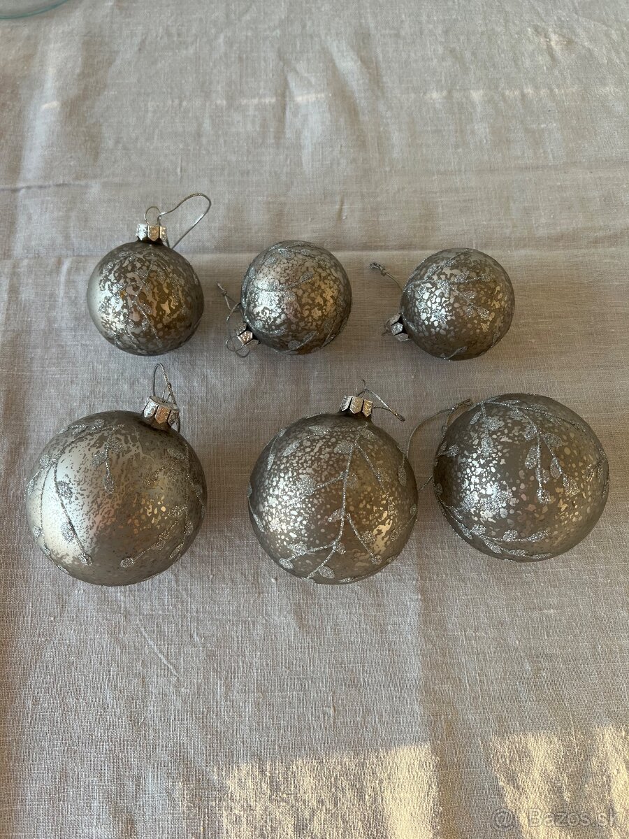 Sklenené vianočné gule - 2