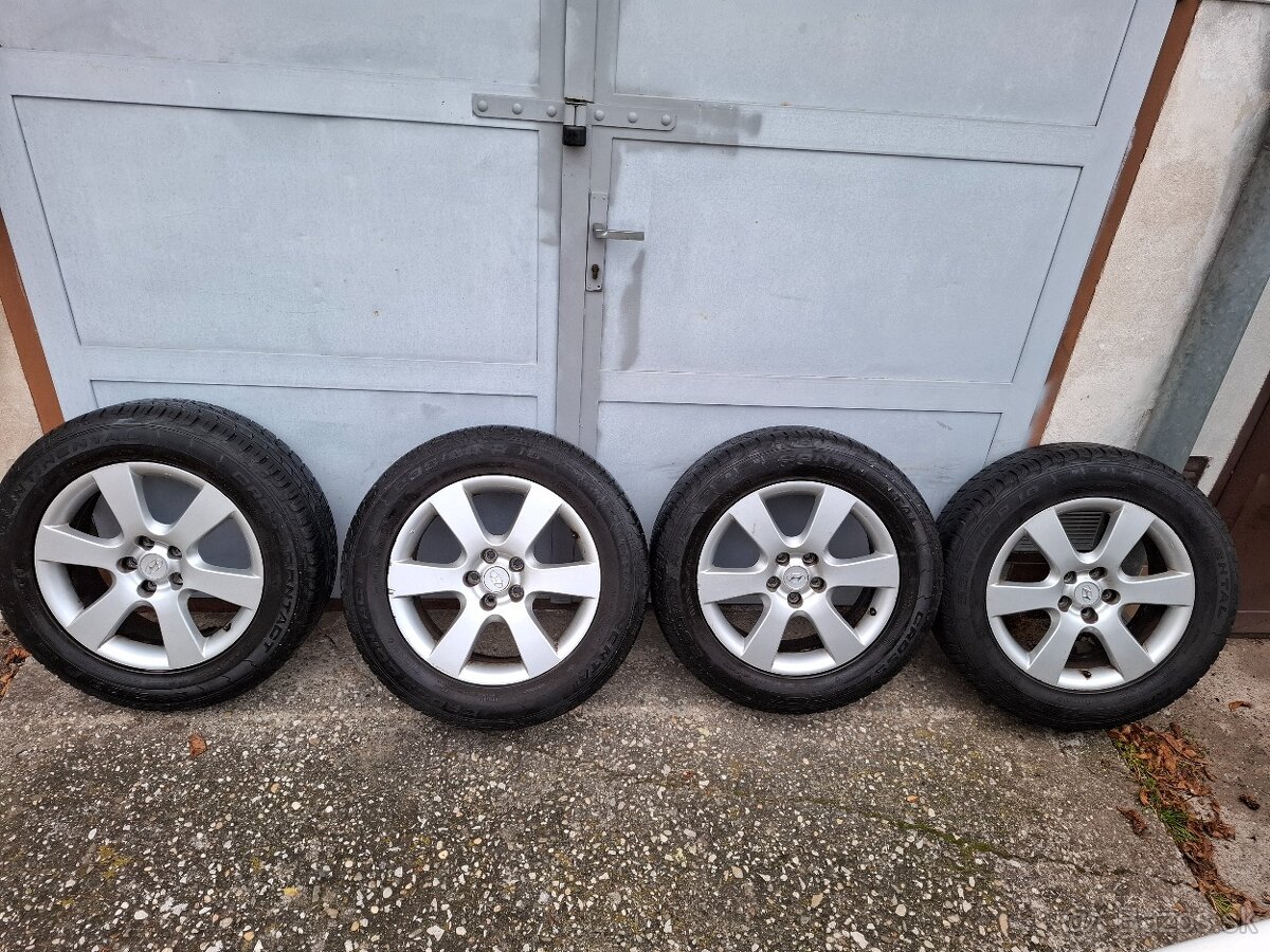 Alu disky 5x114,3 r18 letné pneu 235/60r18 Continental - 2