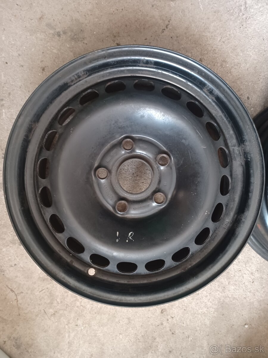 5x112, R15, 4ks plechové disky VW Group - 2