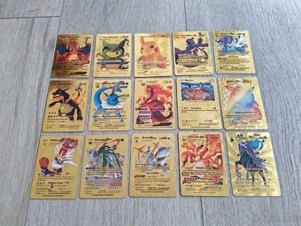 Zlaté Pokémon karty - 2
