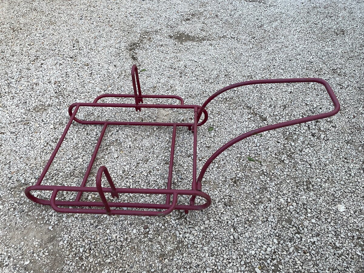 Predám oceľový rám na veľkú káru - 2