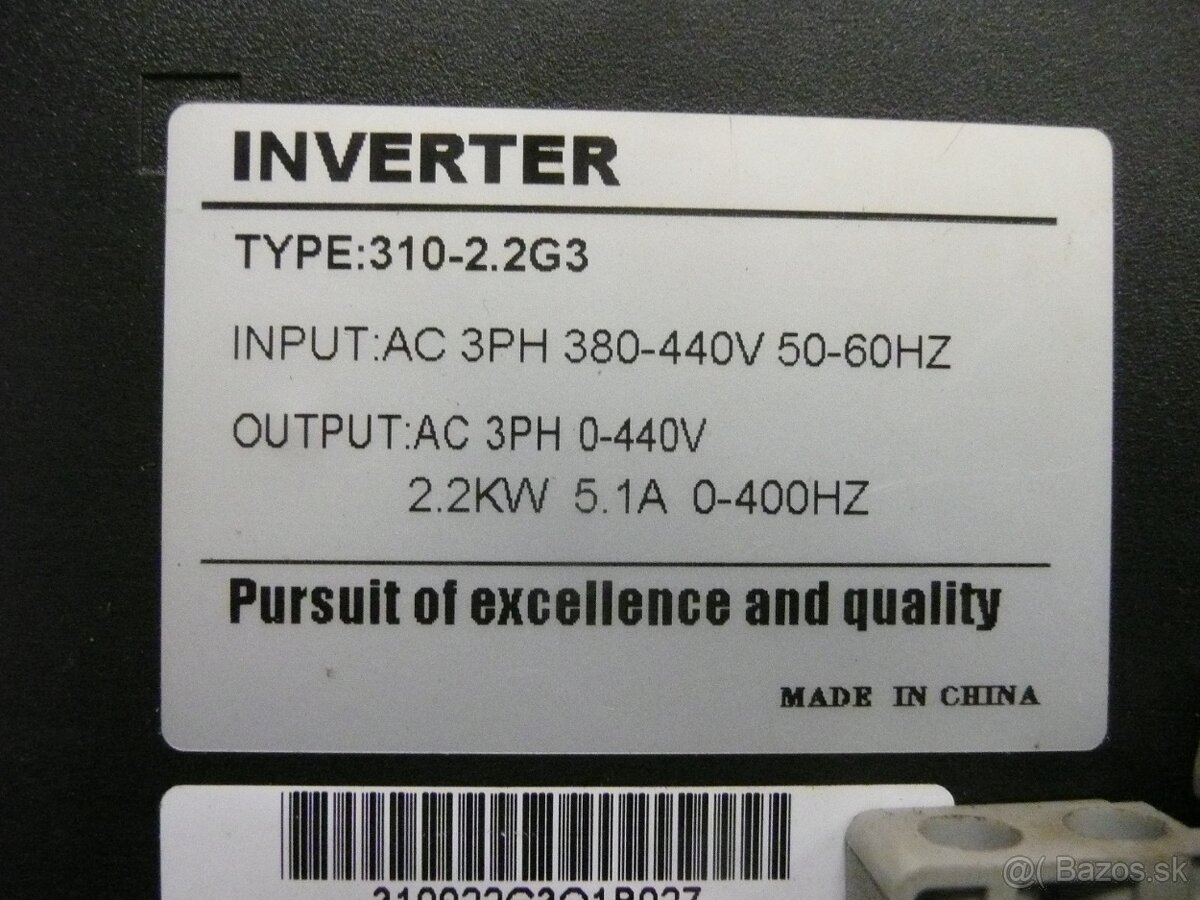 frekvenčný menič 3f. - 2