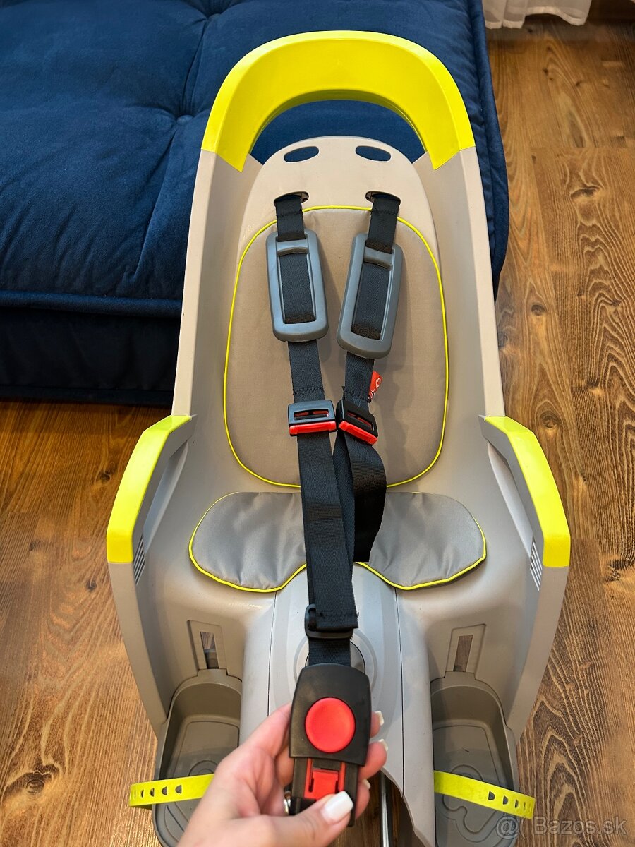 Sedačka na bicykel Hamax Amaze grey/lime - 2