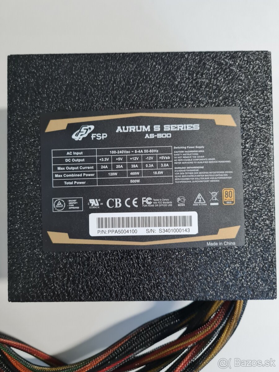 FSP Aurum S AS-500, 500W, 80+ Gold - 2