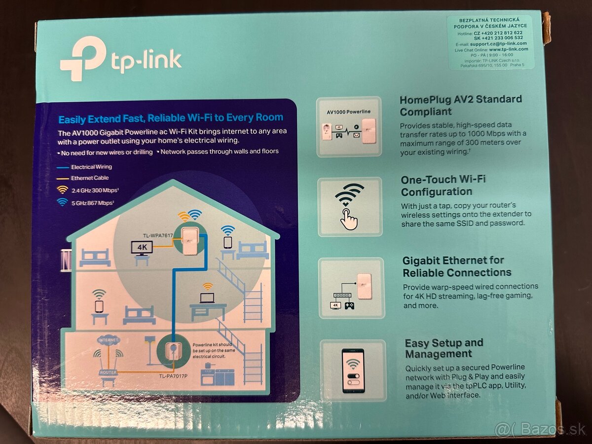Powerline TP-Link TL-WPA7617KIT - 2