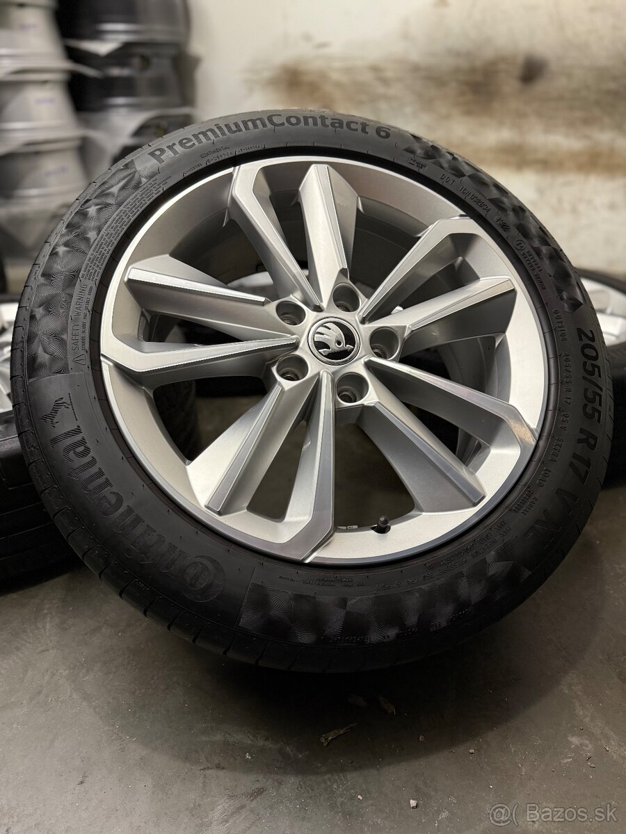 Letná sada Octavia 4 - 5x112 R17 , 205/55/17 Škoda Aries - 2