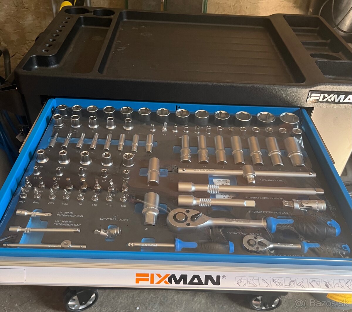 Montážny vozík Fixman F7 so 7 zásuvkami - 2