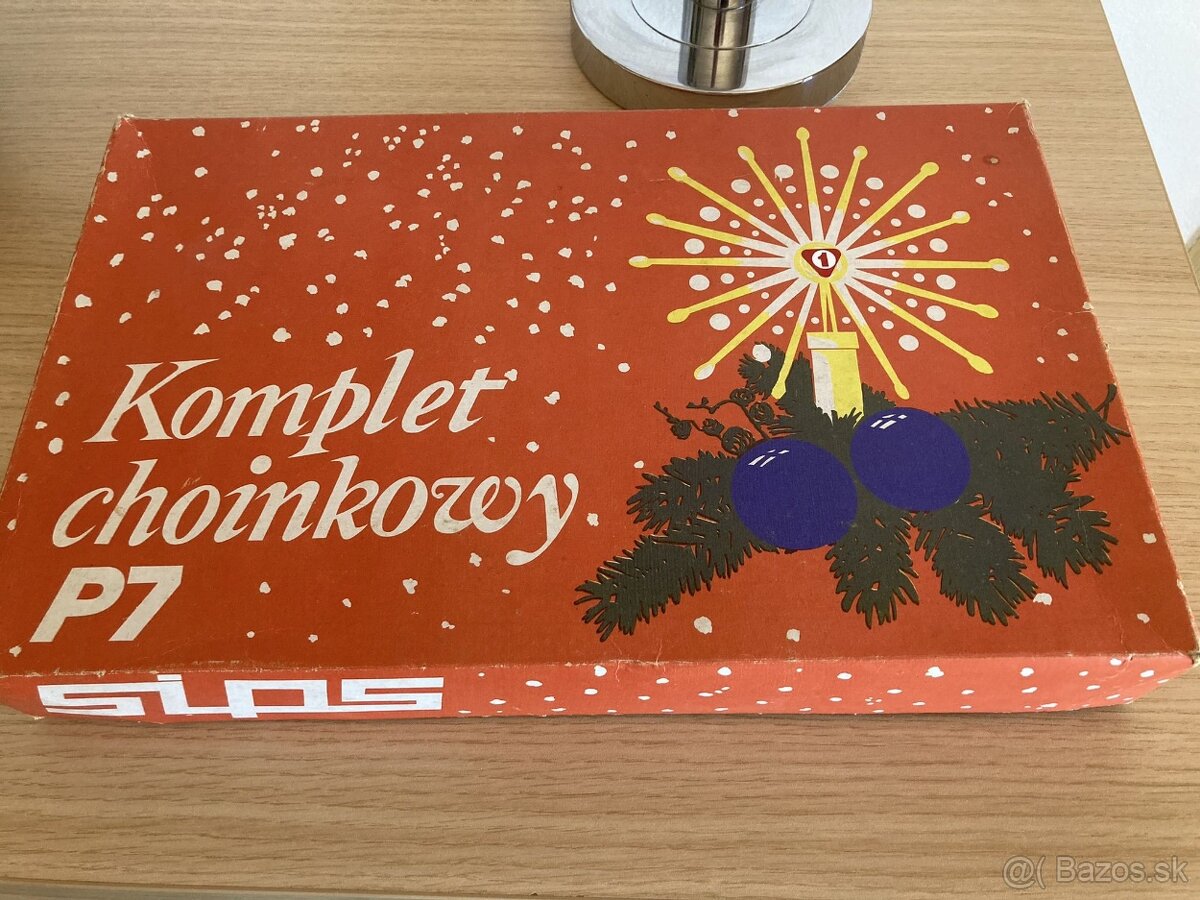 retro vianočné svetlá - 2