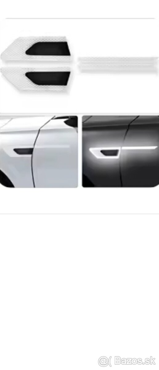 Chrómové lišty, VW Golf, Reflexné samolepky auto / domácnosť - 2