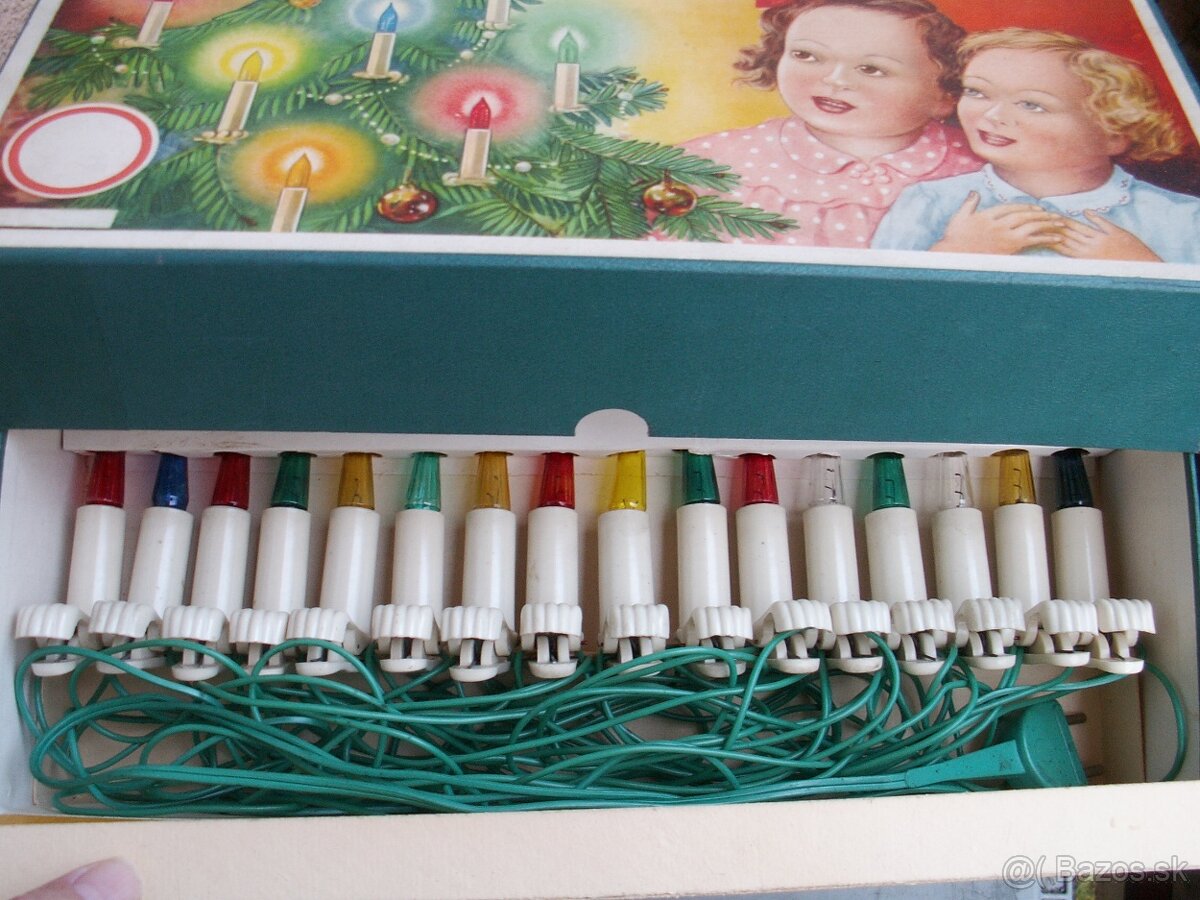 Vianočné osvetlenie RETRO rok 1964. - 2