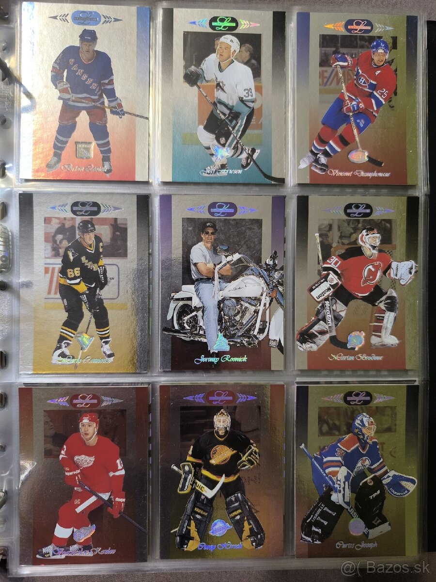 Hokejové kartičky - Leaf limited 1996 - 2