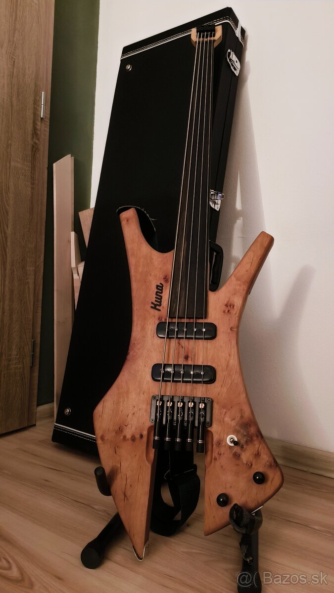5 strunová fretless basa - 2