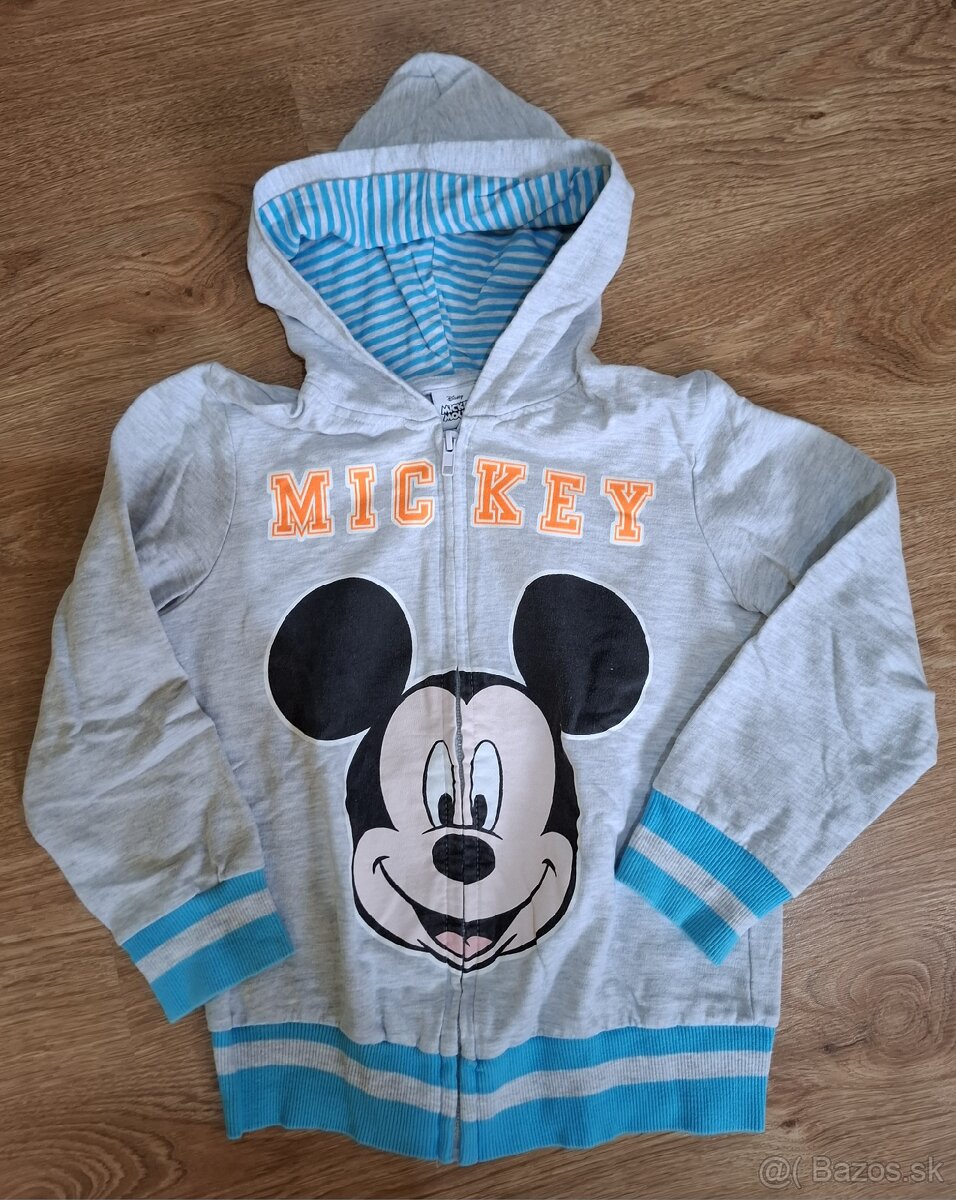 Mickey mousse bunda 128 alebo tepláky 122 - 2