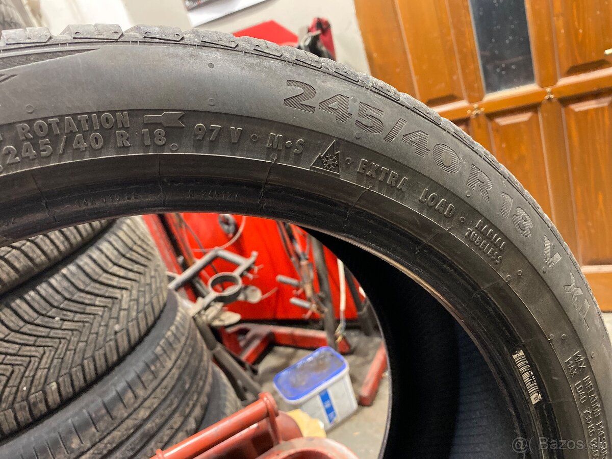 Predám pneu Continental 245/40R18 - 2