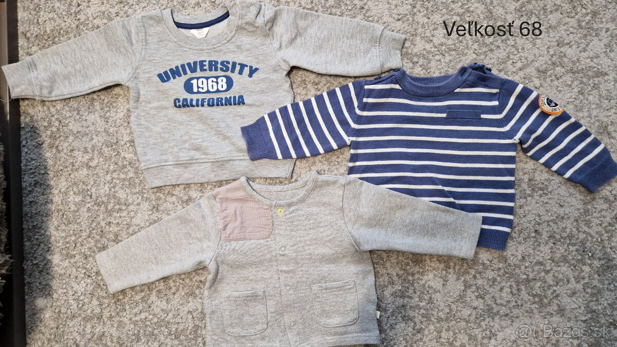 Mikiny - rôzne značky, veľkosť 68 - 2