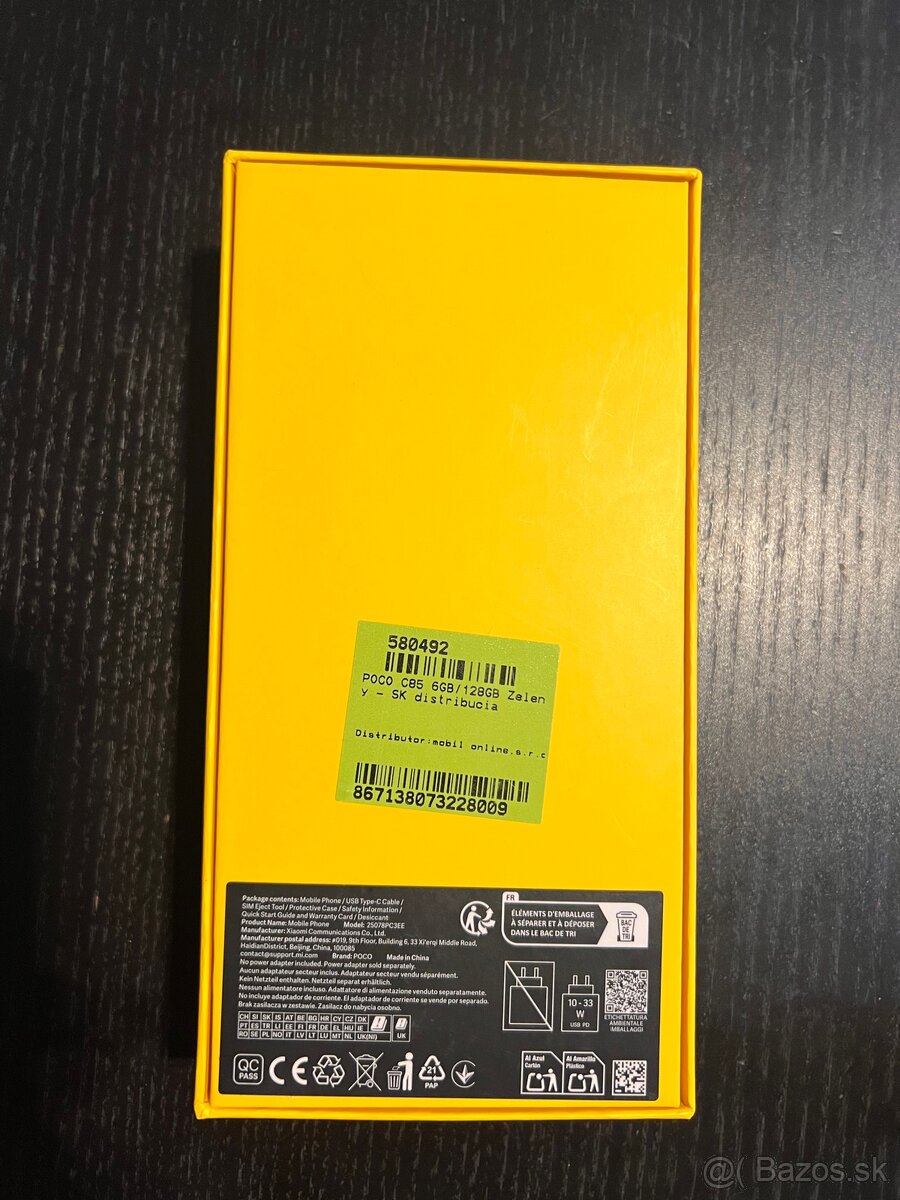 Predám nový telefón PocoC85 - 2