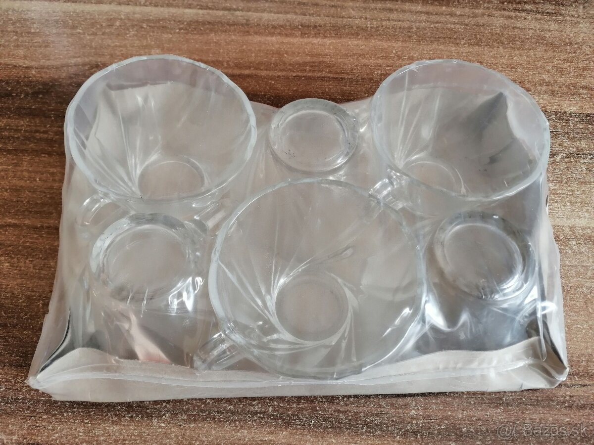 čajová súprava a misky na kompót - 2