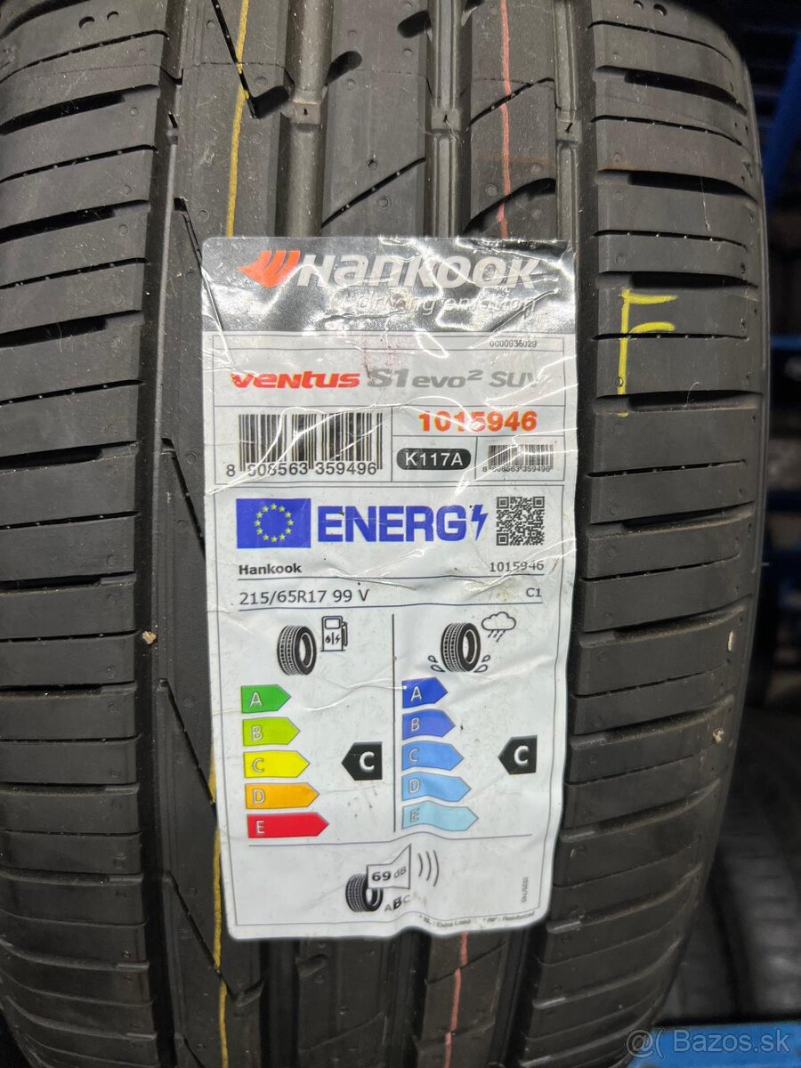 Letné pneumatiky hankook 215/65R17 - 2