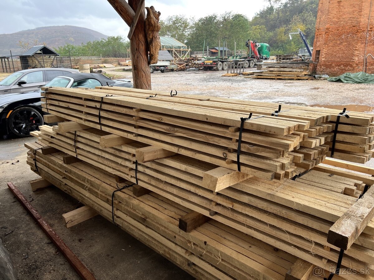 Strešné laty 5x4 a 5x3 - 2