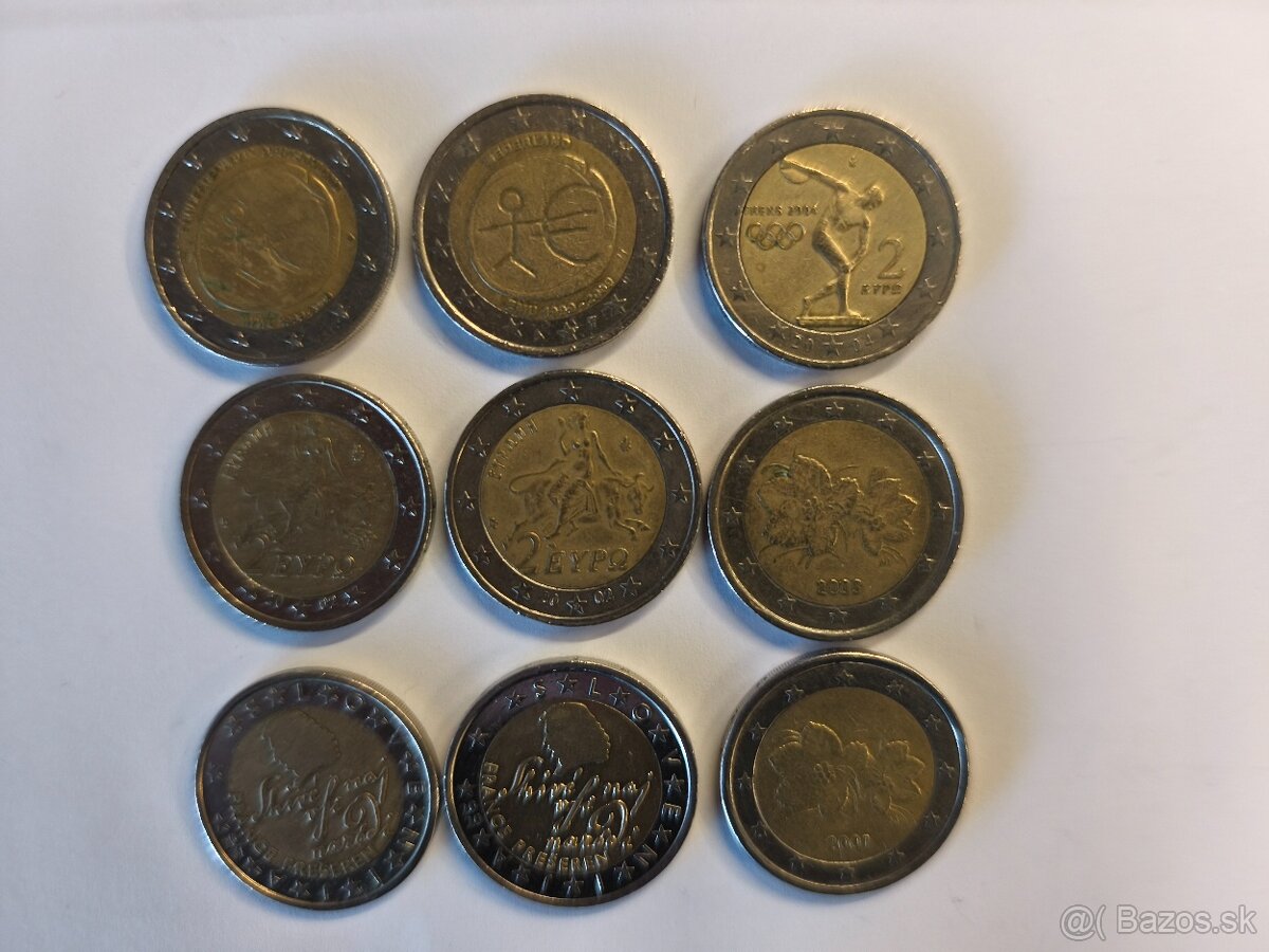 2 eurové mince - 2