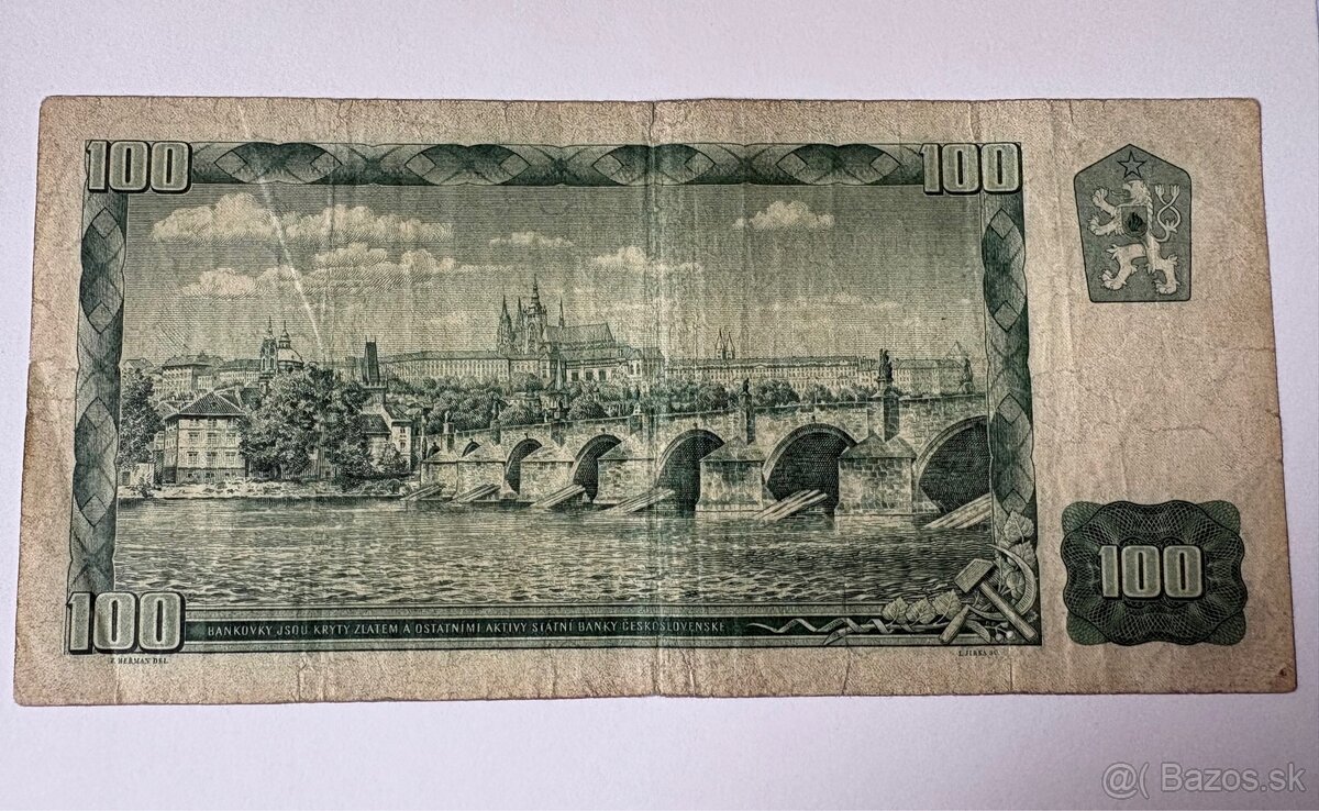 100 Korun ČeskoSlovenskych Najvzacnejšia seria - 2