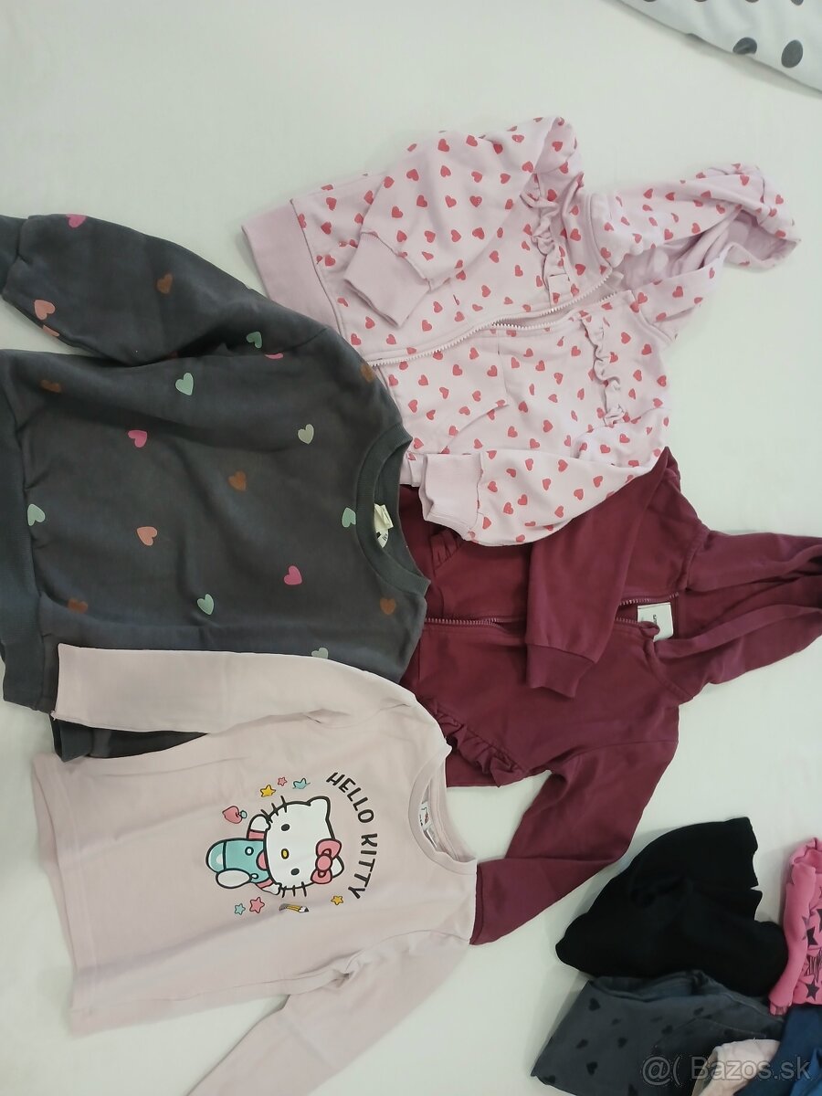 Balík oblečenia pre dievča 98/104 - 33 kusov - 2