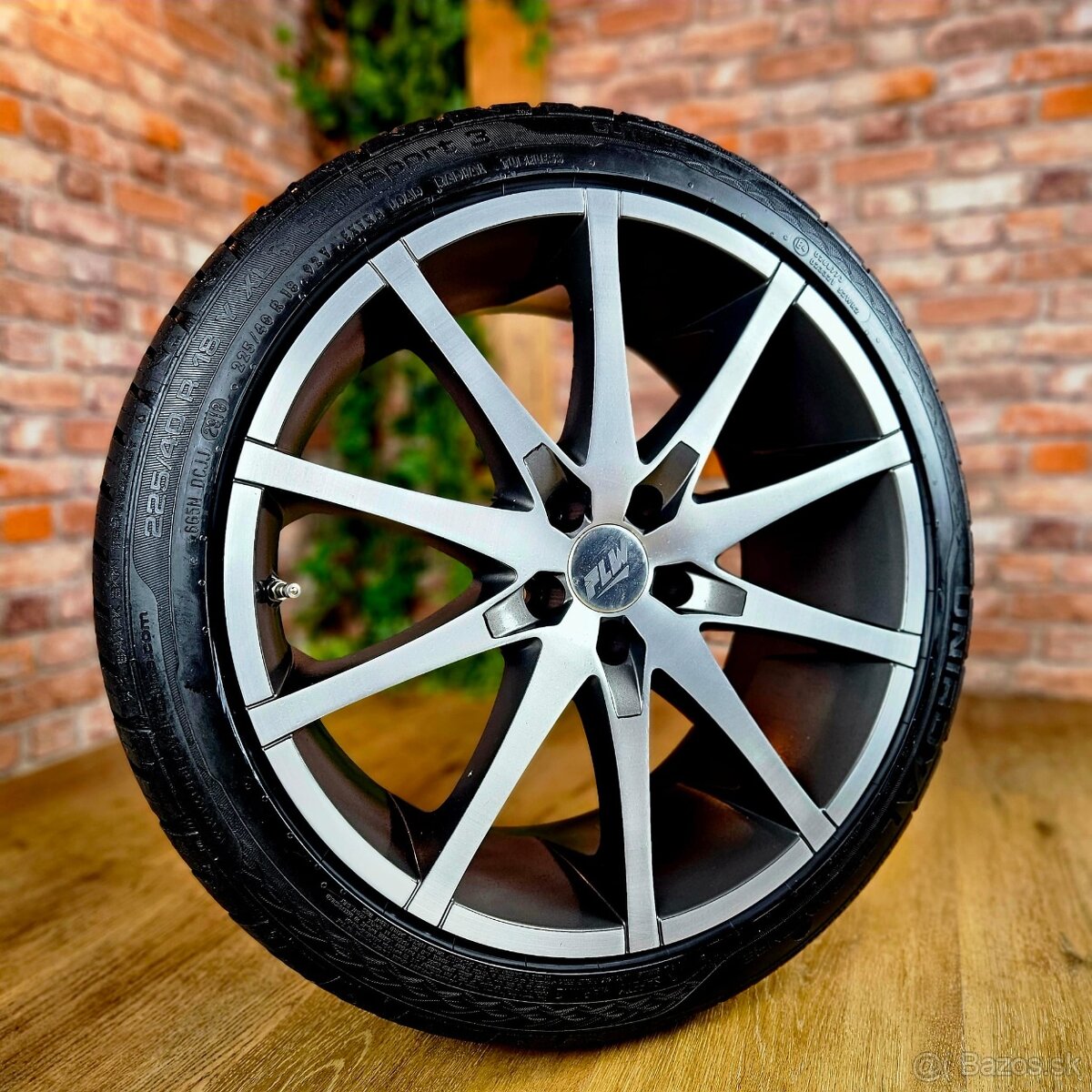 Alu R18 5x100 Subaru BRZ, Impreza,...+letné 225/40R18 - 2