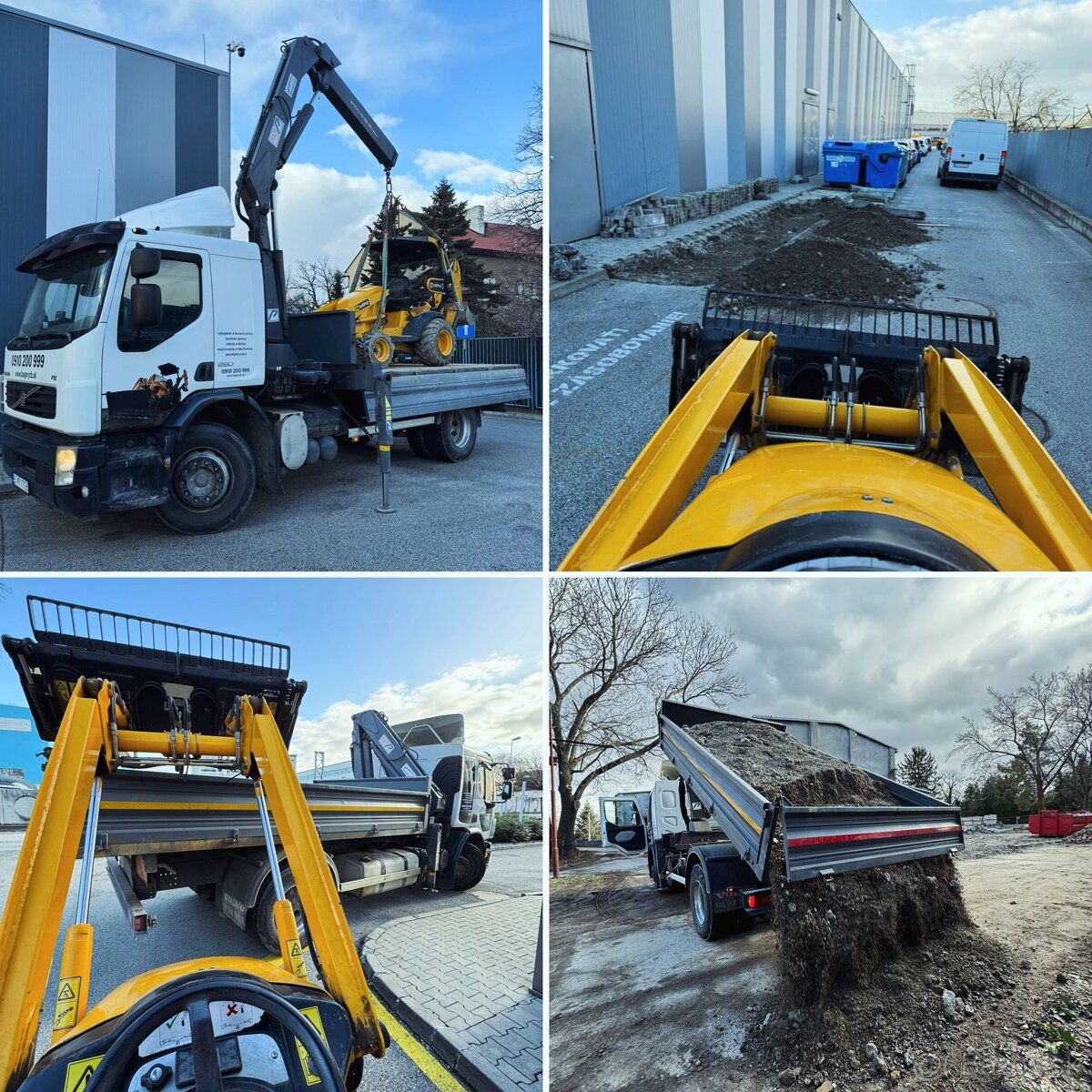 Strk, piesok, makadam, zemina, drveny beton - 2