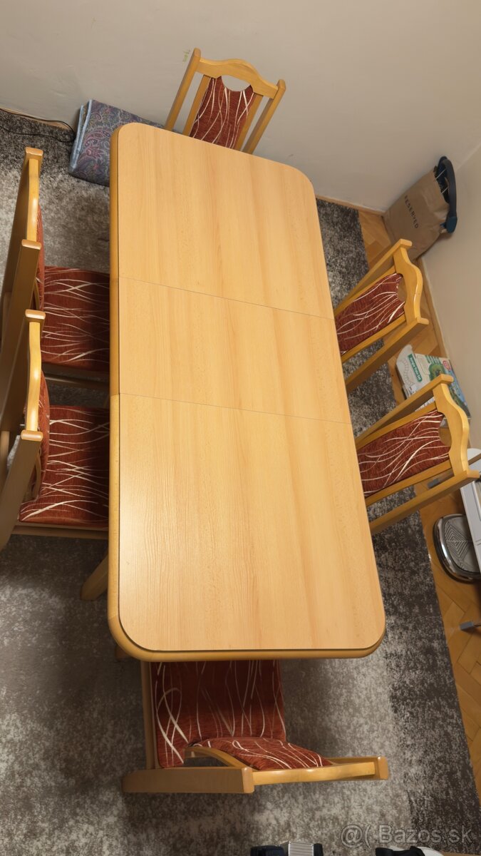 Jedálenský stôl + 6 stoličiek - 2