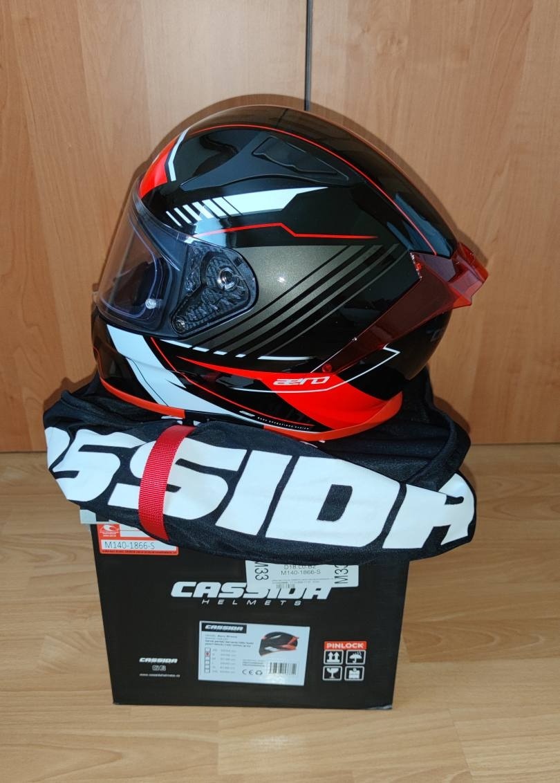 Predám novú moto prilbu Cassida Aero Drome + Pinlock - 2