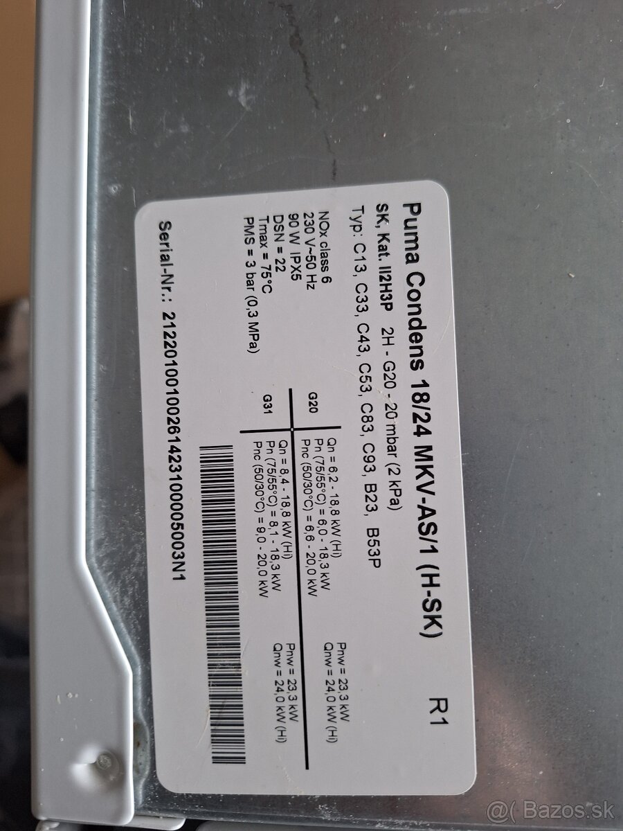 Plynový kotol Puma Condens 18/24 MKV-AS1 - 2