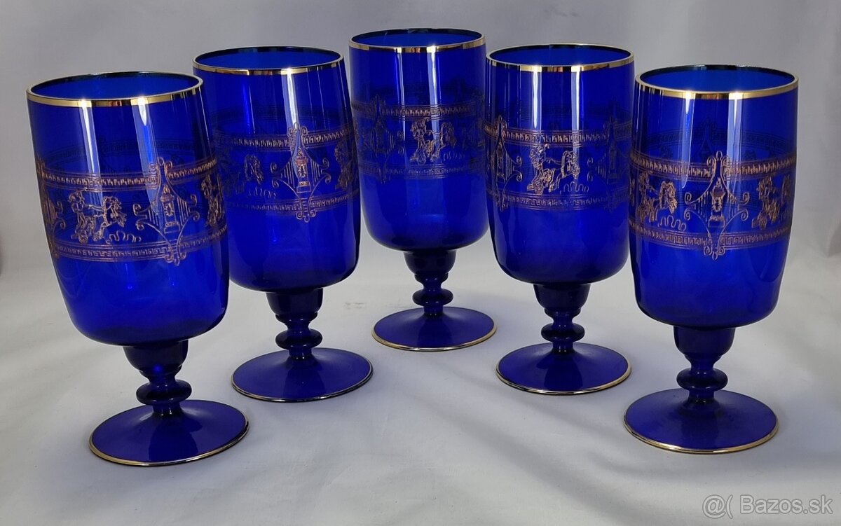 Starožitné poháre - Luxusné prevedenie - kus po 5 euro - 2