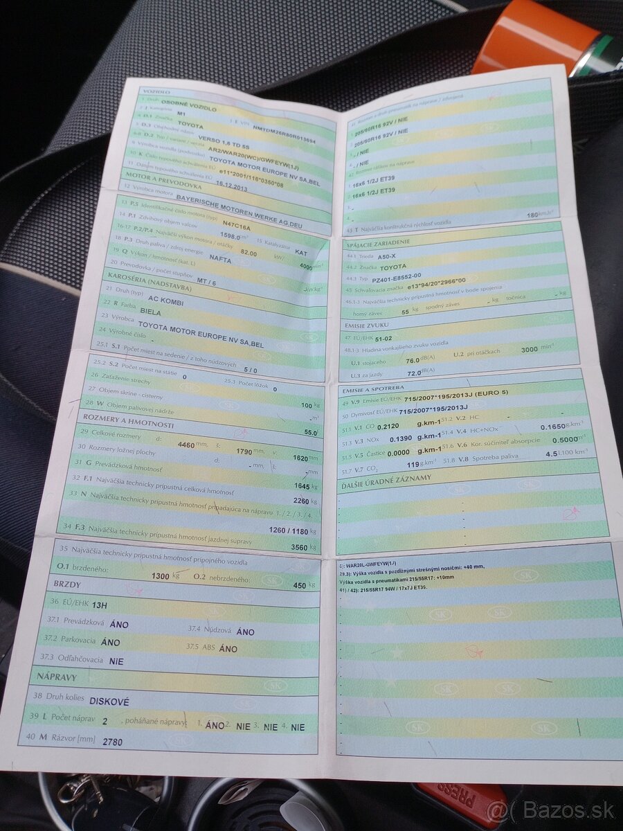 Vymením Toyota verso - 2