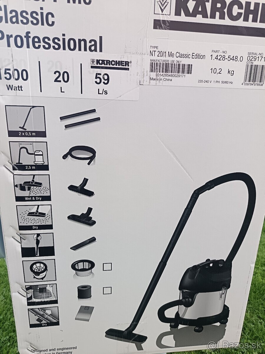 Karcher vysávač NT 20/1 Me Classic - 2