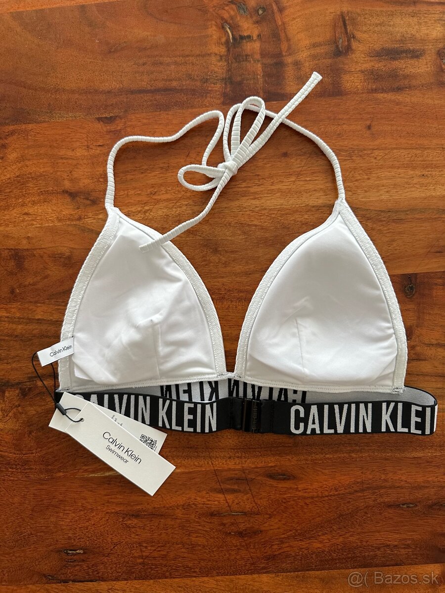 Biele plavky Calvin Klein - 2