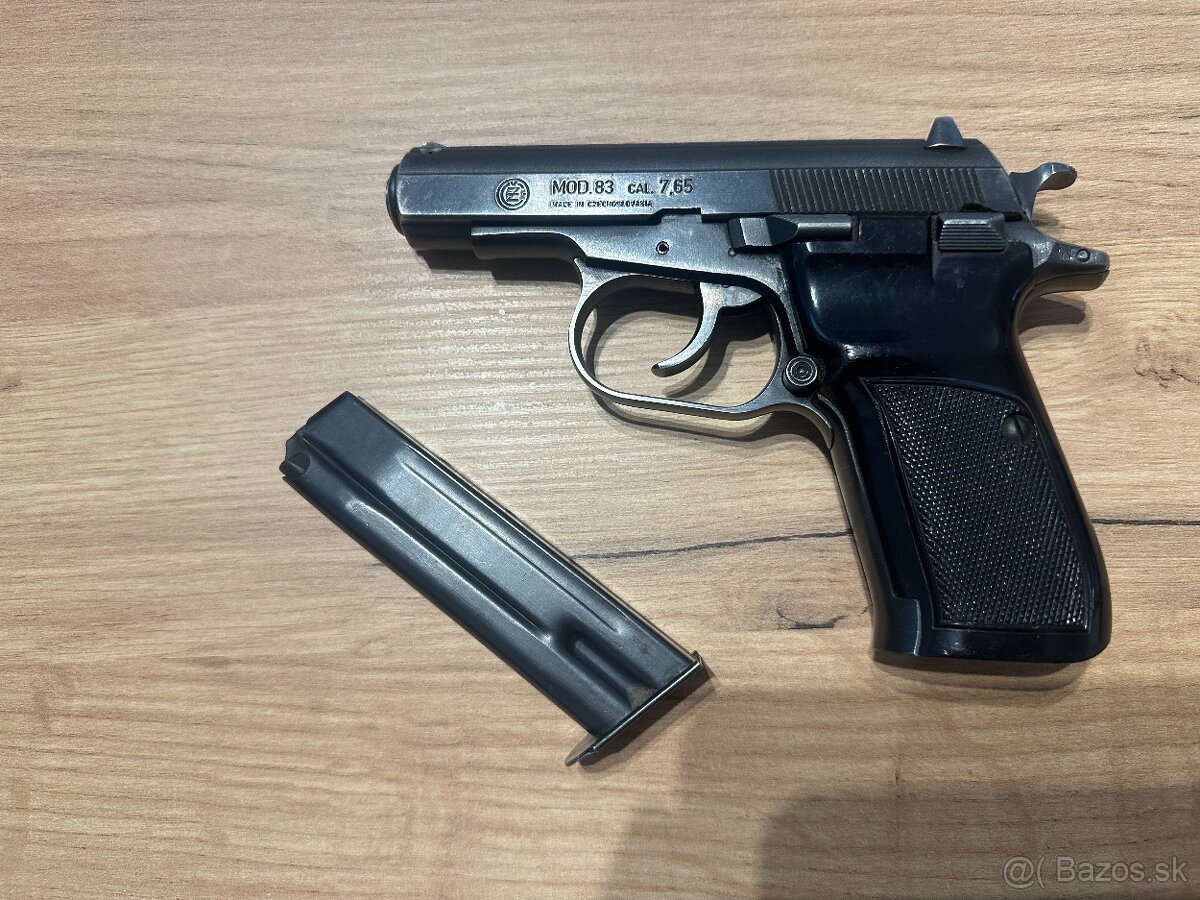Predám pištoľ ČZ 83, cal.: 7.65 - 2